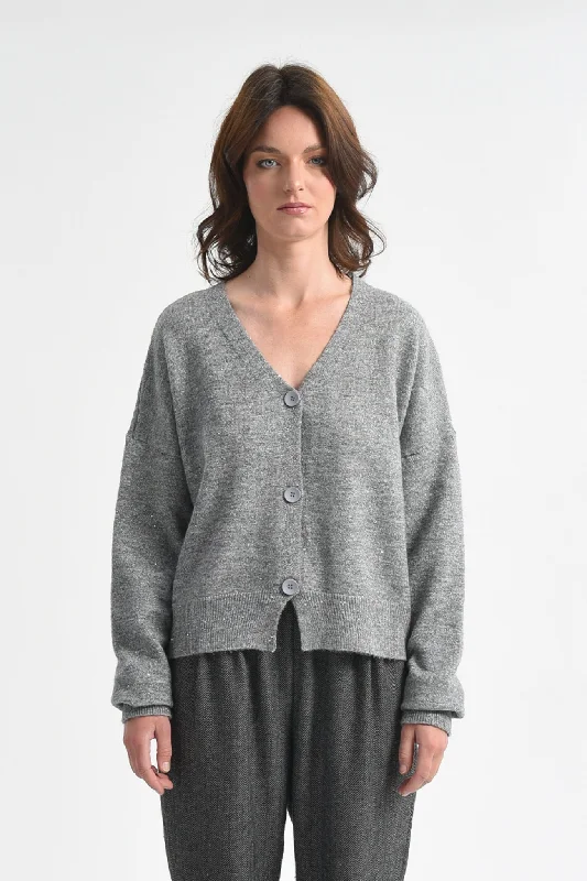 Molly Bracken Grey Knitted Cardigan