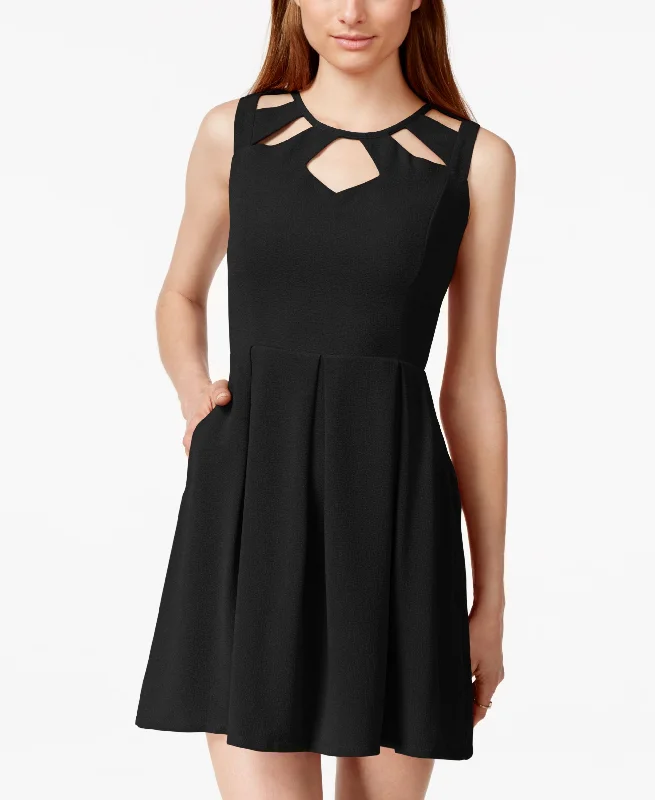 Speechless Juniors Cutout A Line Dress