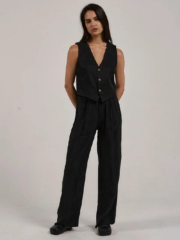 Artisan Cupro Pant - Black