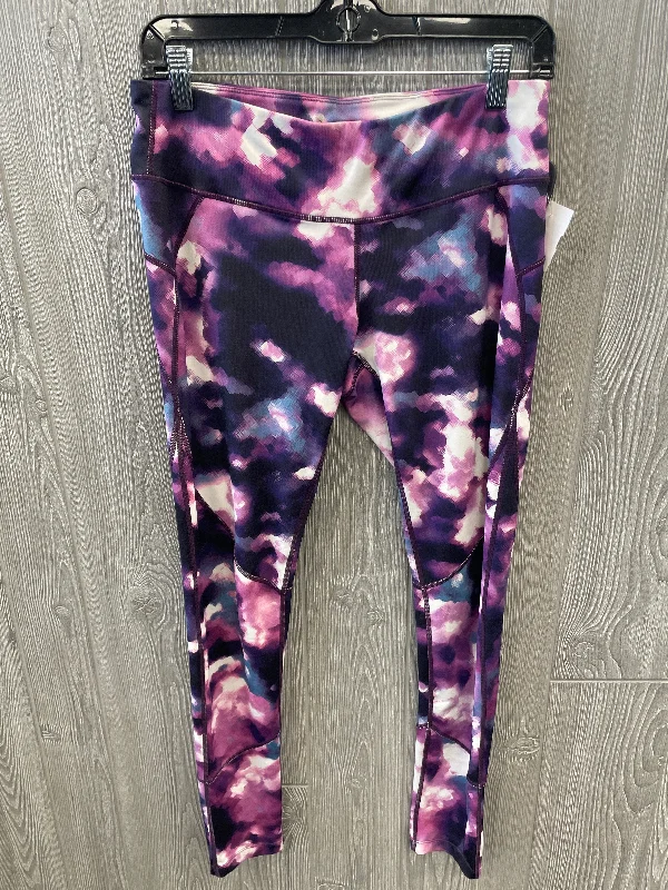 Athletic Leggings By Apana In Purple, Size: M