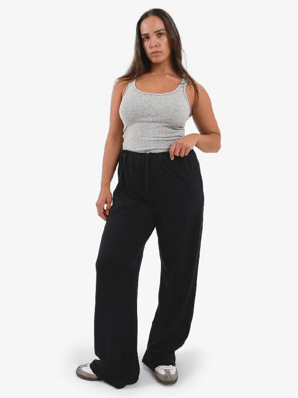 Hemp Relax Pant - Black