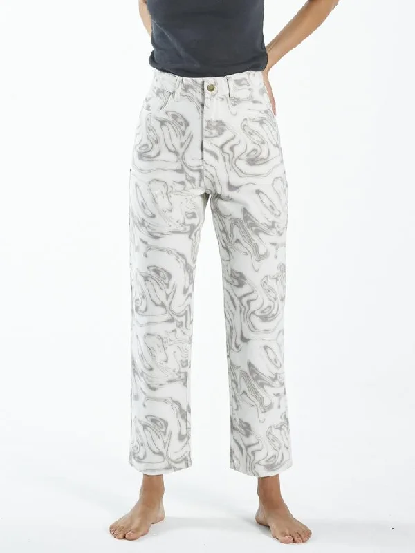 Marbled Paradise Pant - Tofu