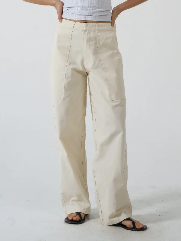 Mason Pant - Heritage White