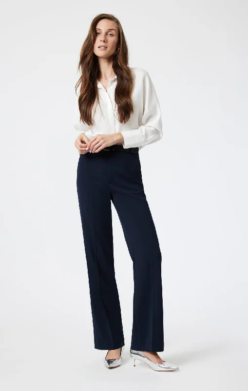 TAILORED STRAIGHT LEG PANTS IN BLUE