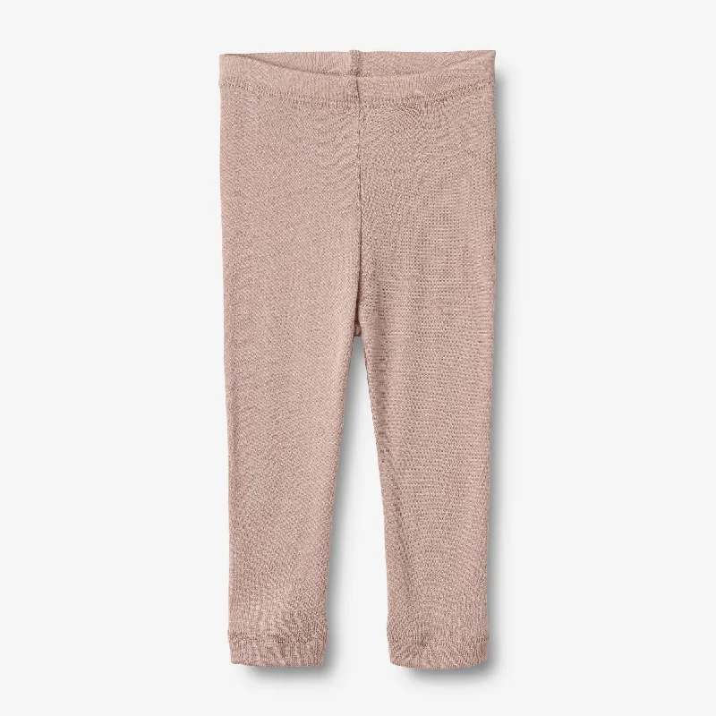 Wool Leggings Agi | Baby - dry rose