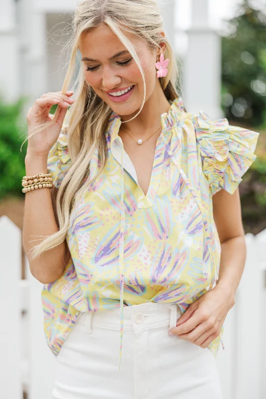 Pinch: Just Another Day Yellow Floral Blouse