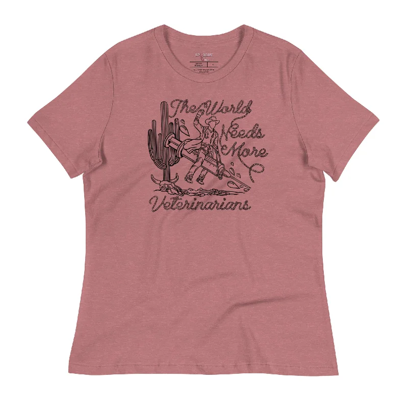 TWNM- Veterinarians Women's Relaxed T-Shirt Light Colors